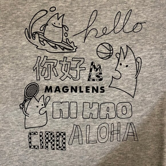 Magnlens Graphic French Terry Sweatshirt L - Picture 3 of 8